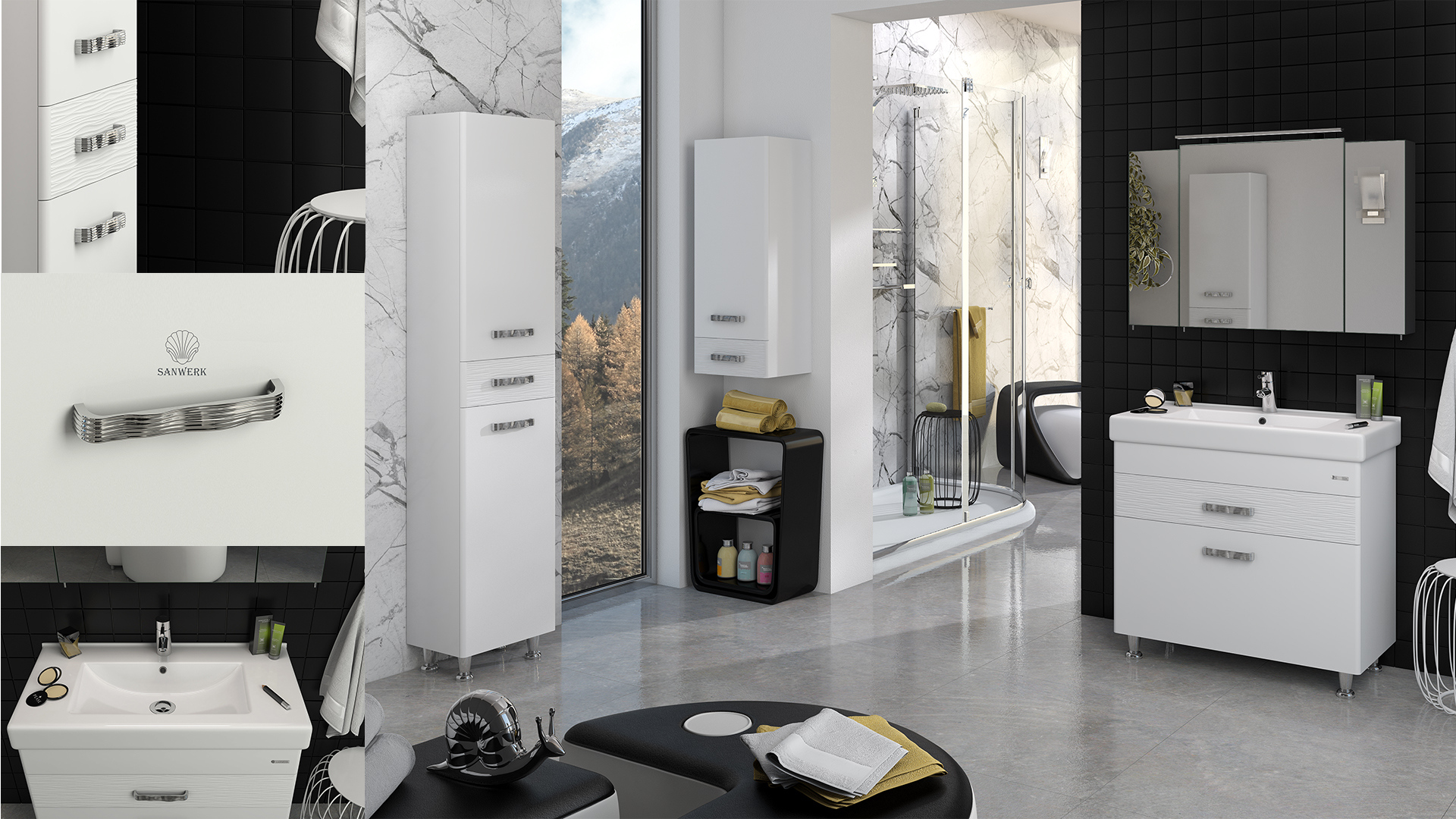 Sierra Tall Cabnets Set