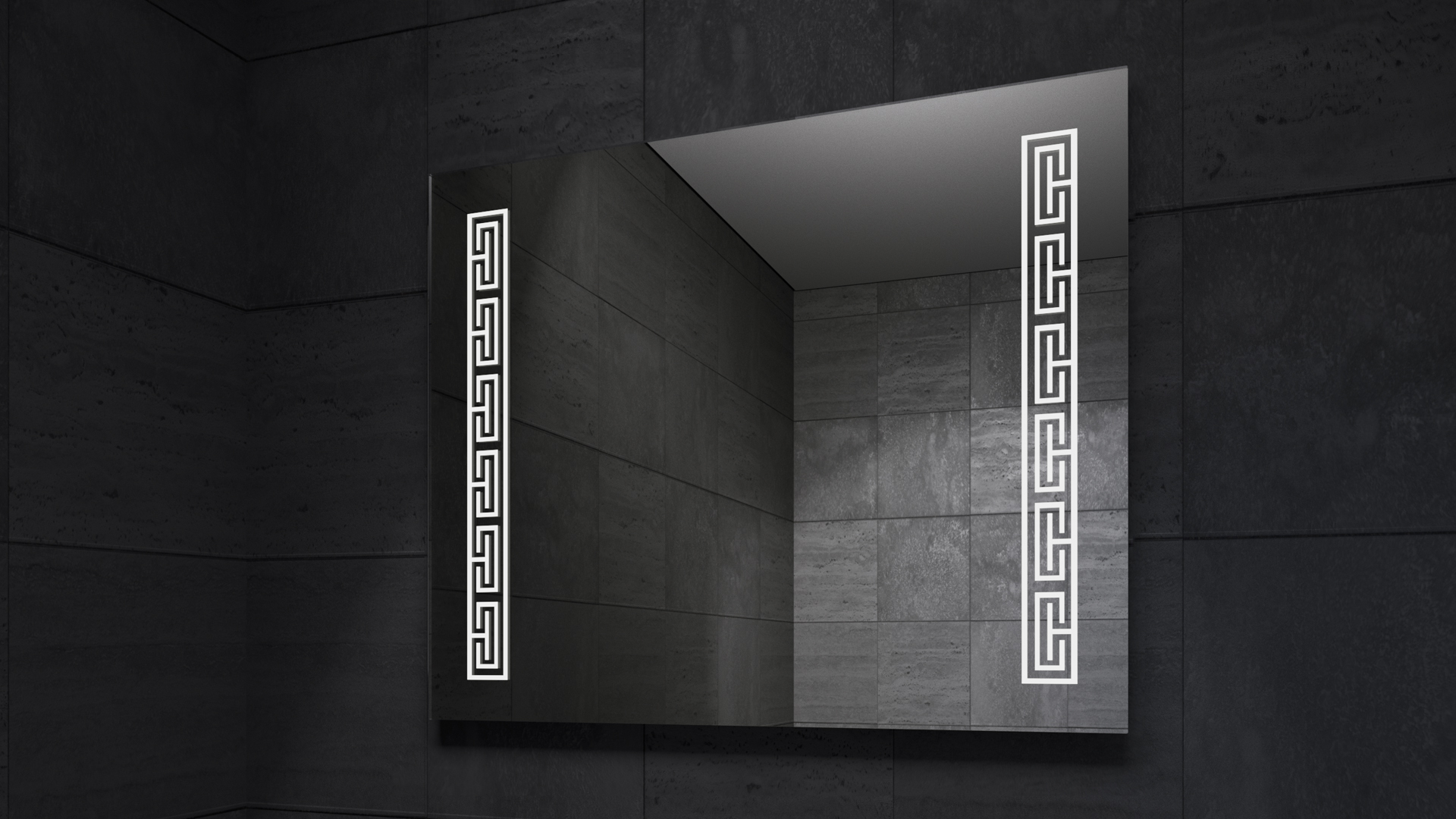 Versa LED Mirror in Darkness