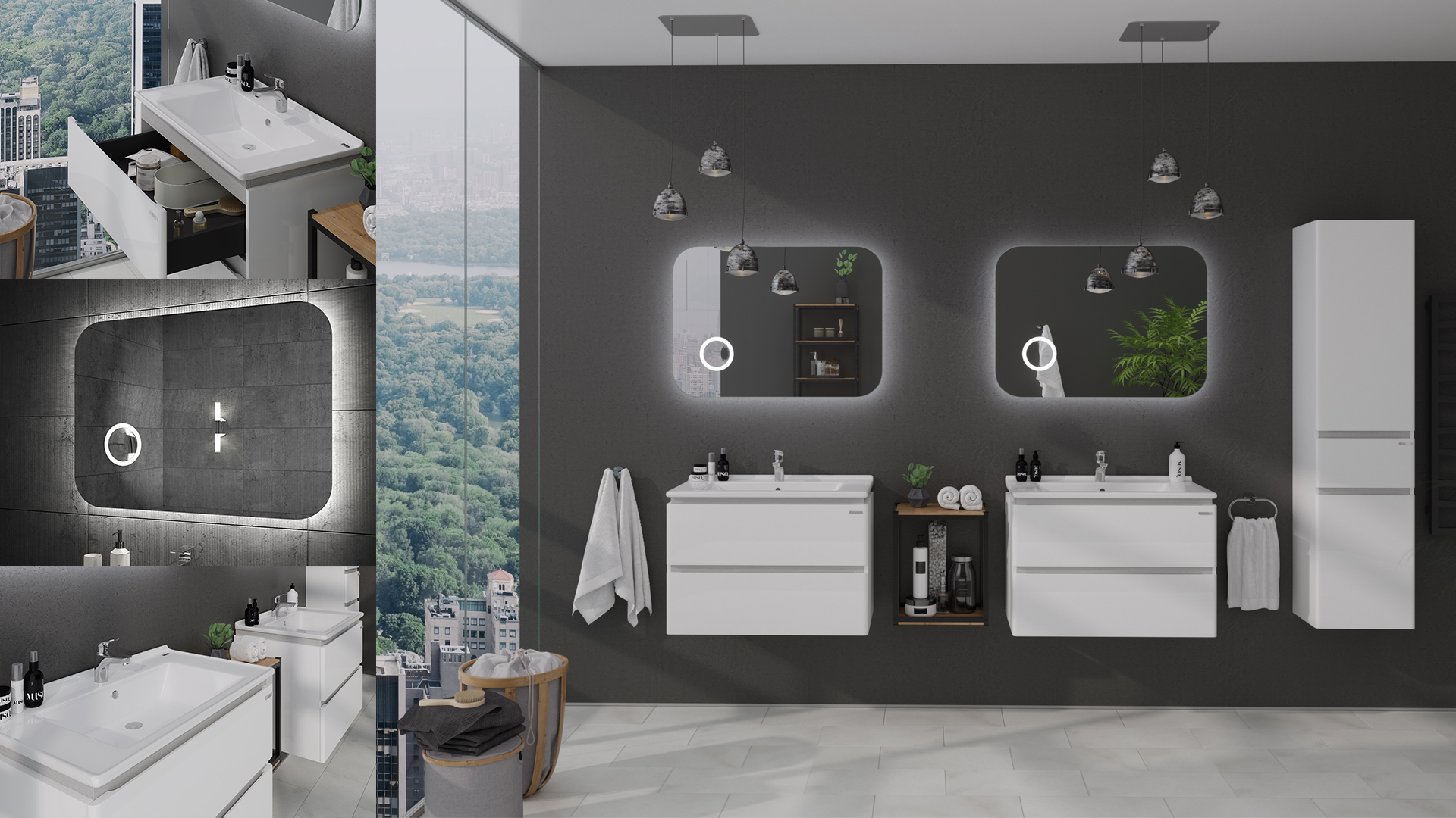 Amata Air Wall Hung Cabinets 2